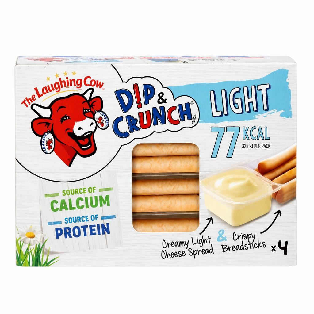 The Laughing Cow Dip & Crunch Light 4 x 35g (140g)