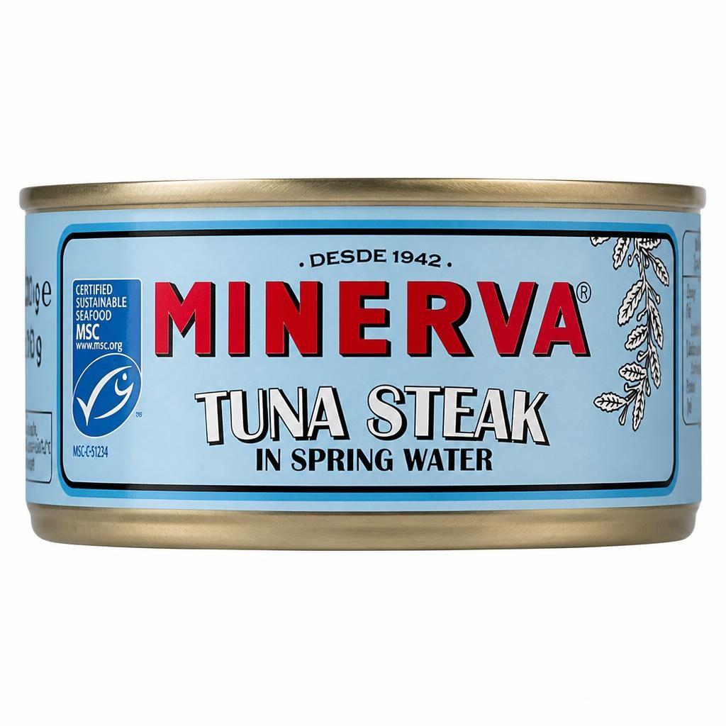 Minerva Tuna Steak in Spring Water 200g