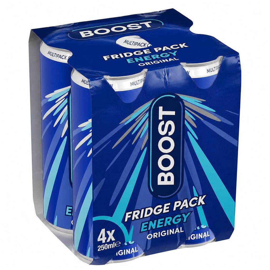 Boost Energy 4 x 250ml Original Fridge Pack