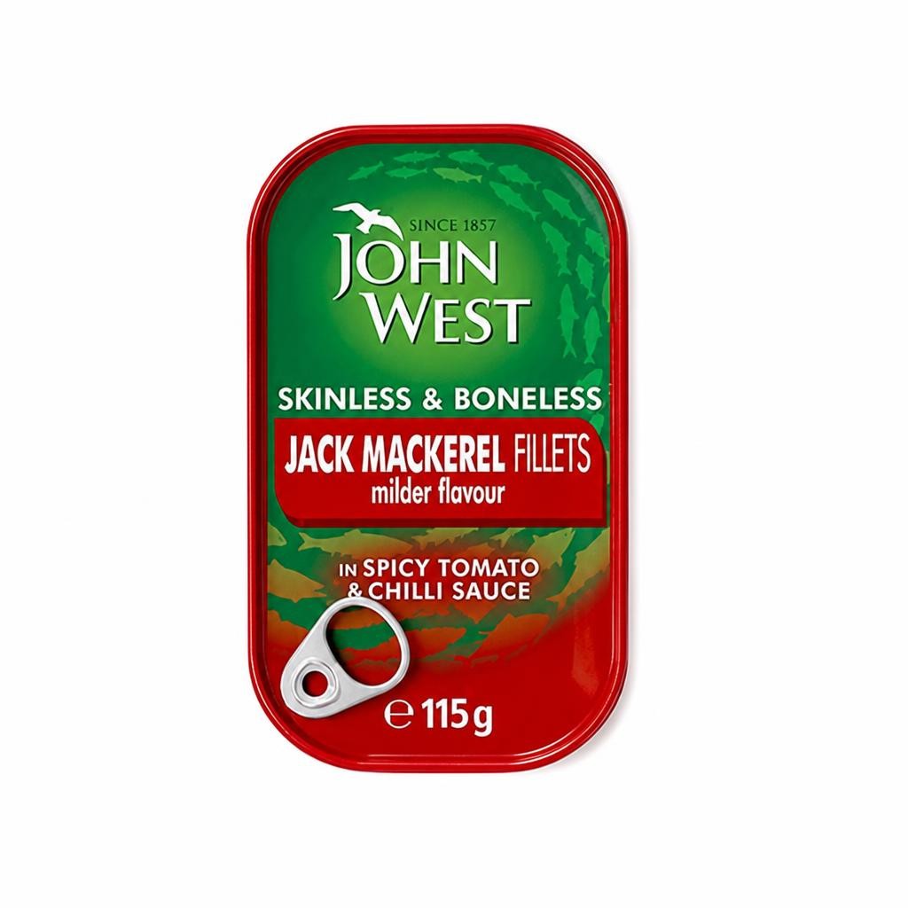 John West Mackerel Fillets in Spicy Tomato and Chilli MSC