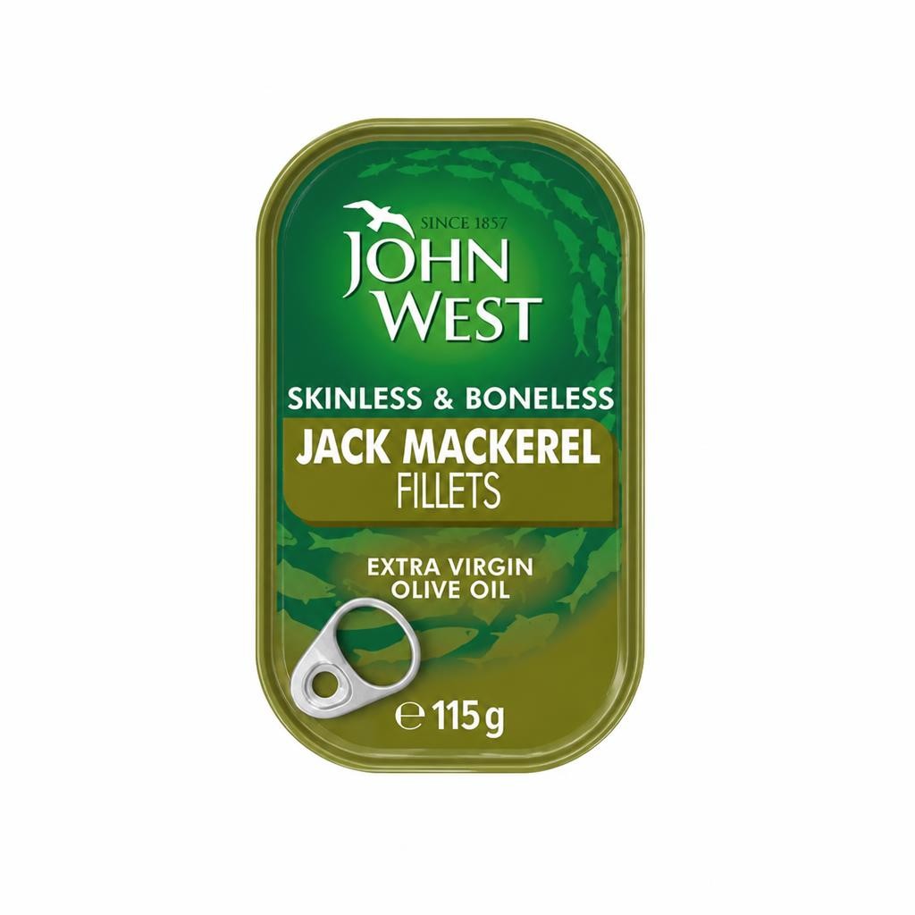 John West Jack Mackerel Fillets in Extra Virgin Olive Oil