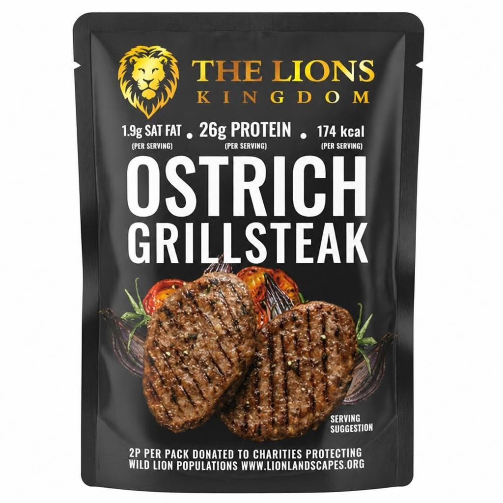 The Lions Kingdom 240g Ostrich Grill Steak