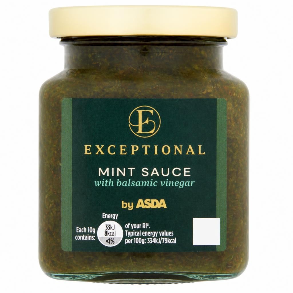 ASDA Extra Special Exceptional by  Mint Sauce with Balsamic Vinegar 205g