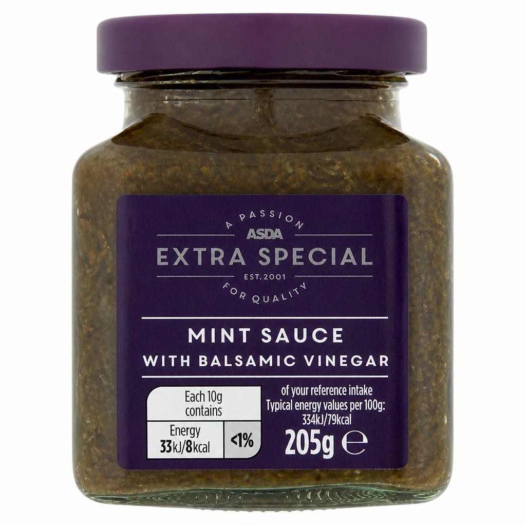 ASDA Extra Special Exceptional by  Mint Sauce with Balsamic Vinegar 205g