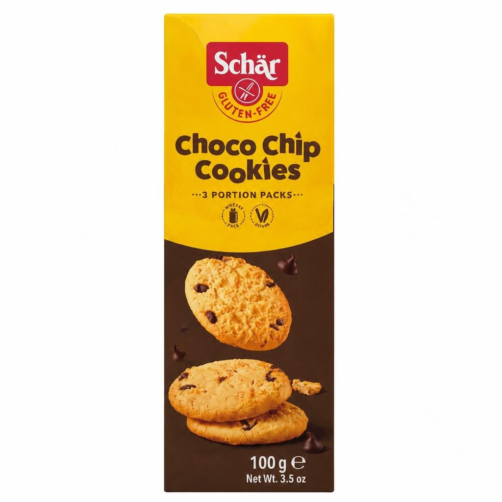 Schär Gluten-Free Choco Chip Cookies 100g