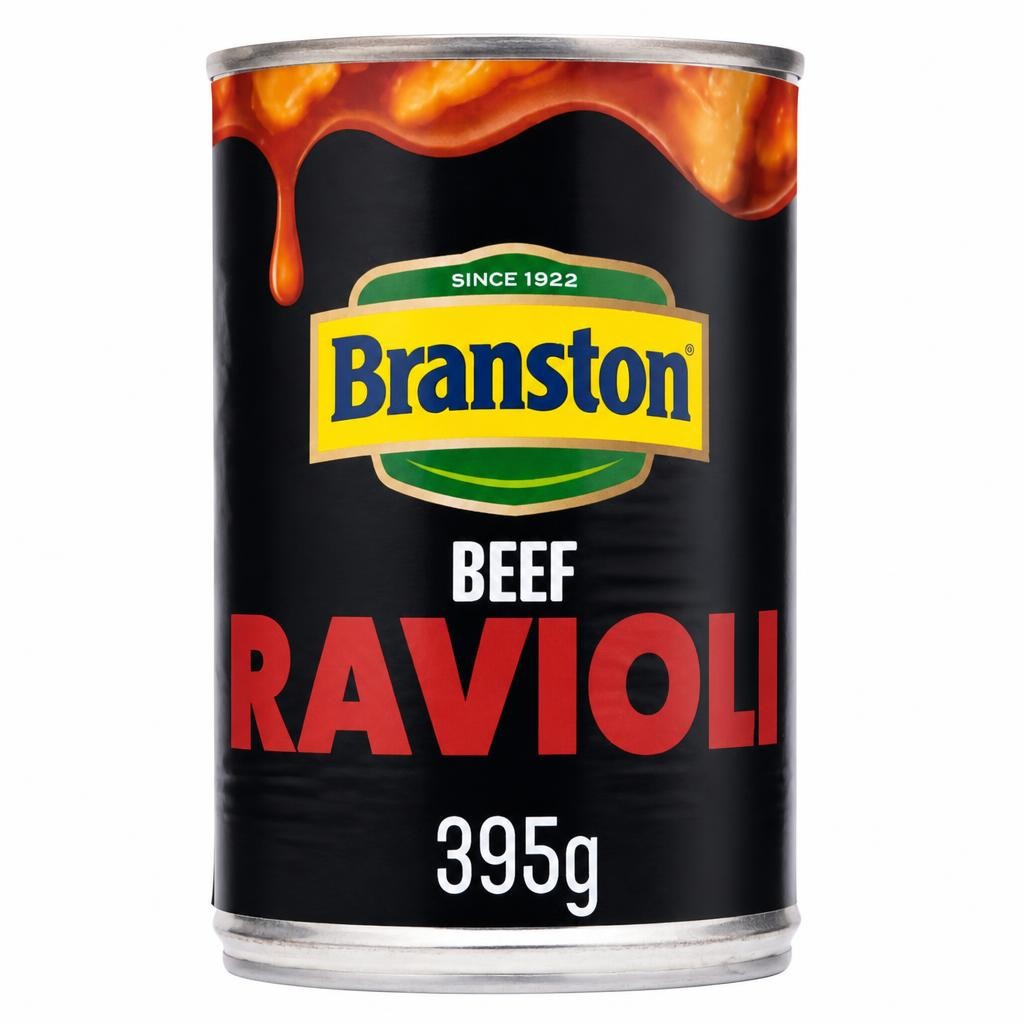 Branston Beef Ravioli in a Rich, Thick, Tomatoey Sauce 390g