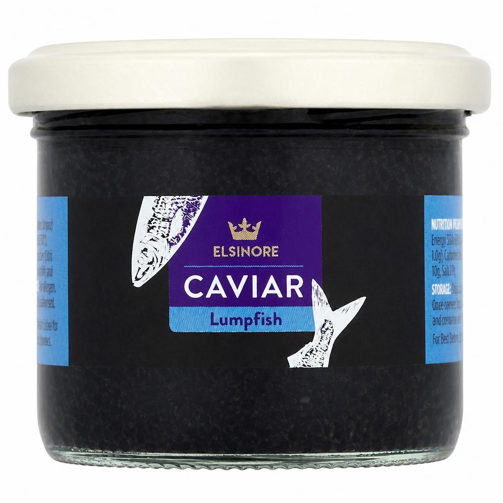 ELSINORE BLACK LUMPFISH CAVIAR 100G