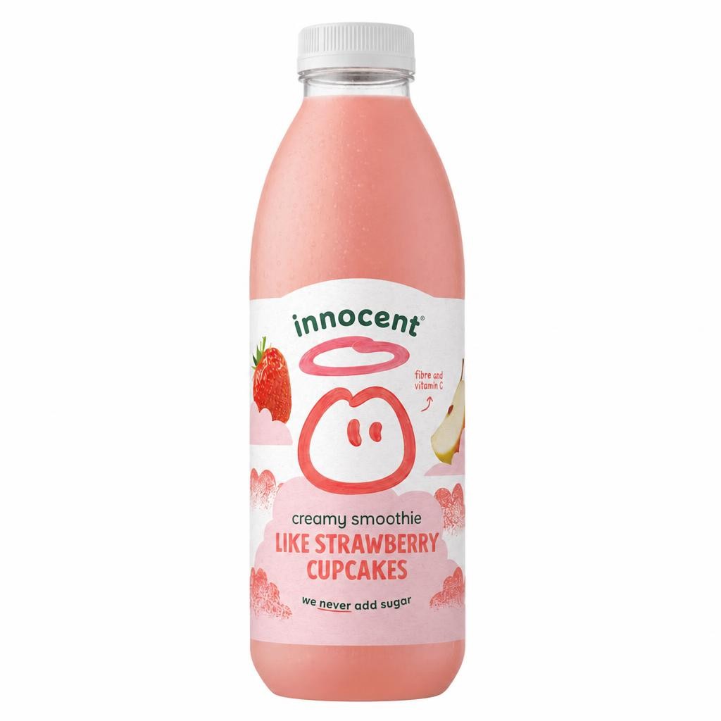 innocent Like Strawberry Cupcakes Creamy Smoothie 750ml