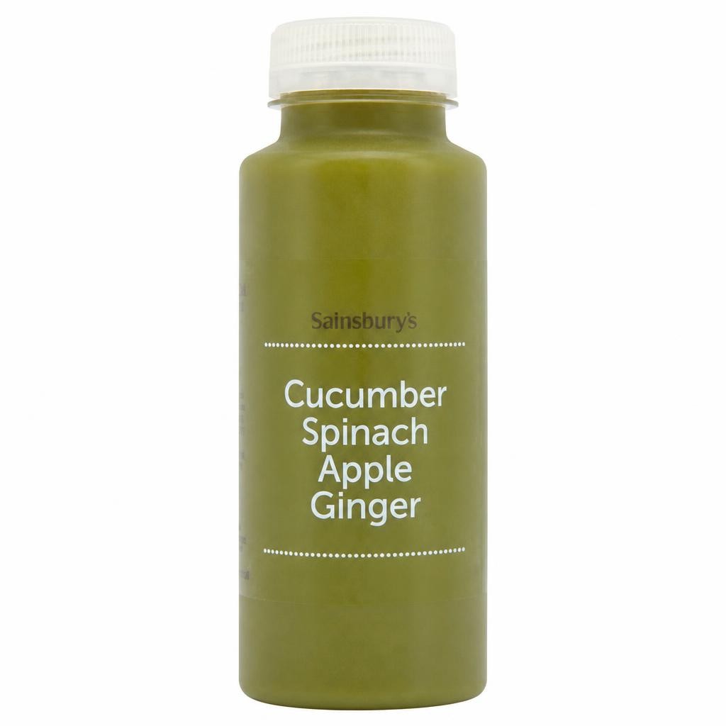 Sainsbury's Cucumber, Spinach, Apple & Ginger 250ml