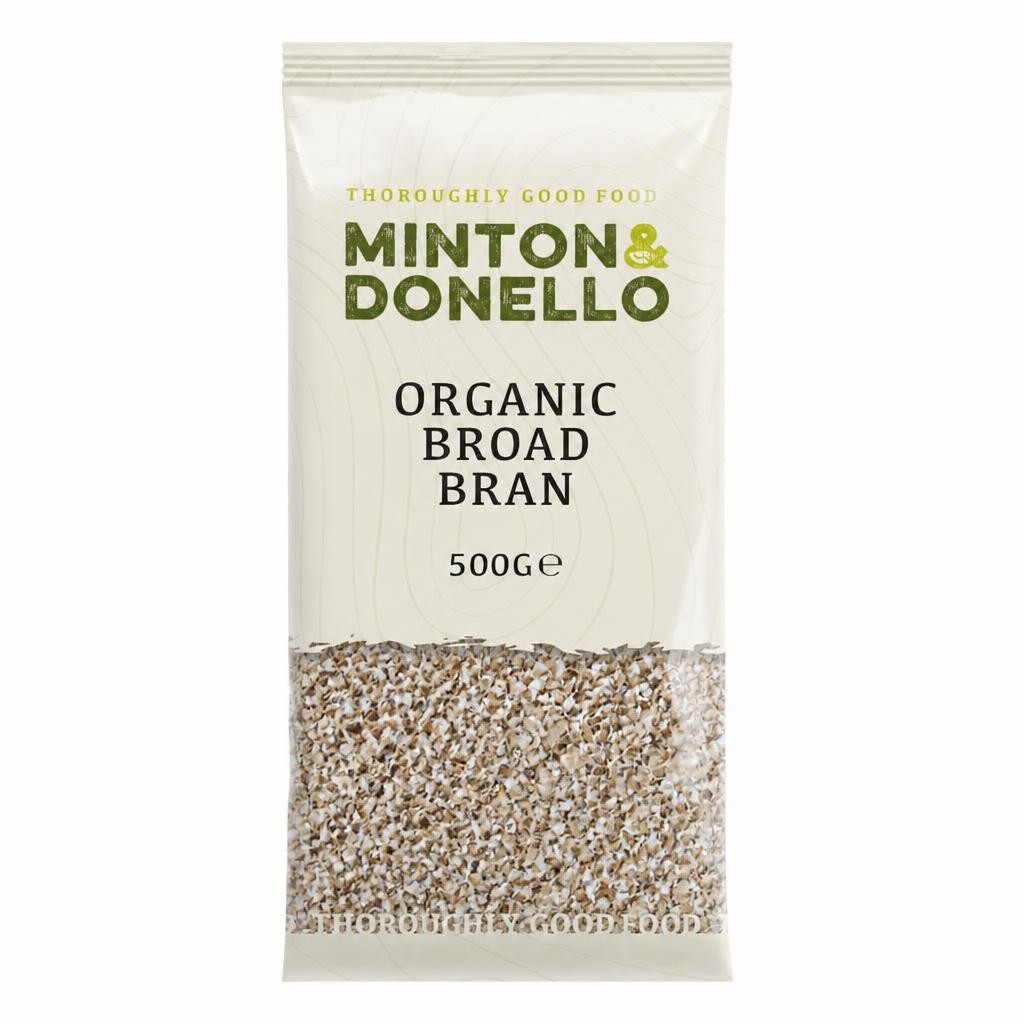 Minton & Donello Organic Broad Bran 6 x 500g