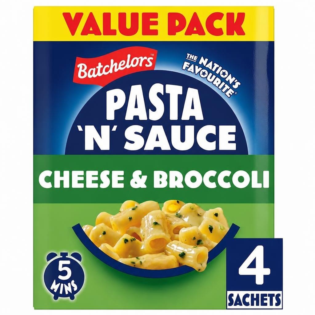 Batchelors Pasta 'n' Sauce Cheese & Broccoli Pasta 4 x 99g