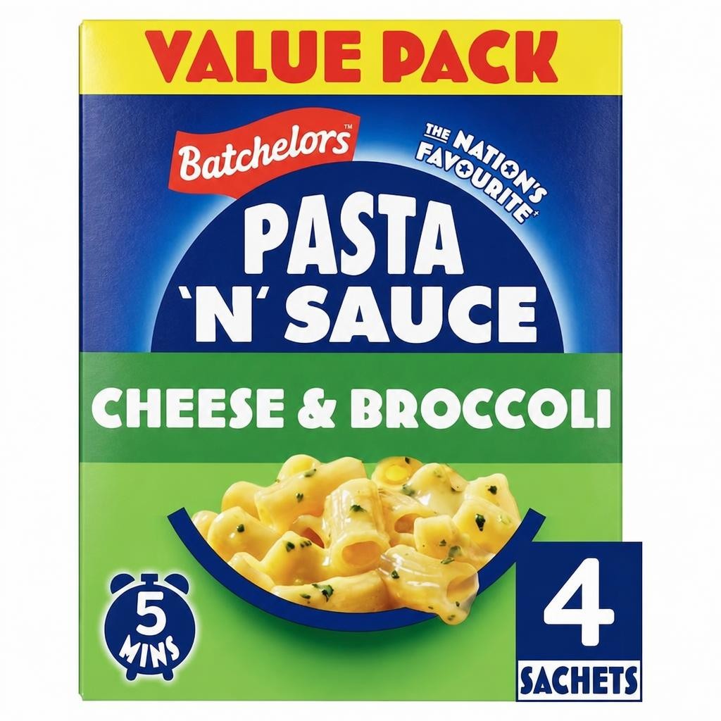 Batchelors Pasta 'n' Sauce Cheese & Broccoli Pasta 4 x 99g