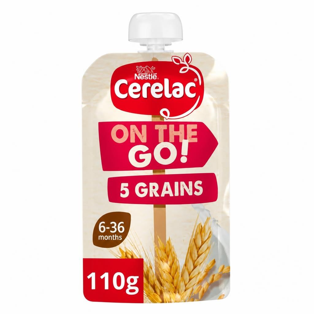 Cerelac CERELAC® On The Go 5 Grains 6m + Pouch 110g