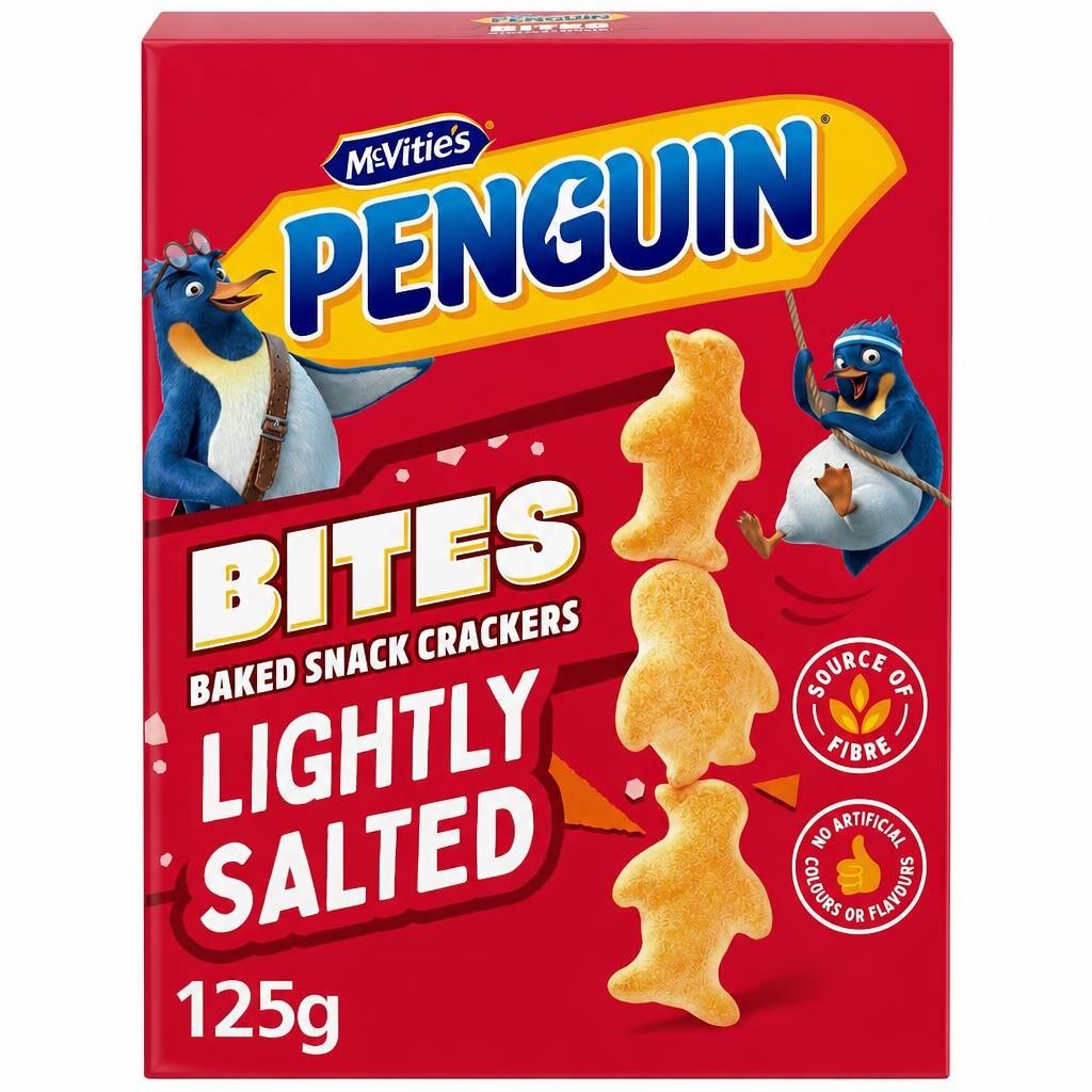McVitie's Penguin Bites Lightly Salted 125g
