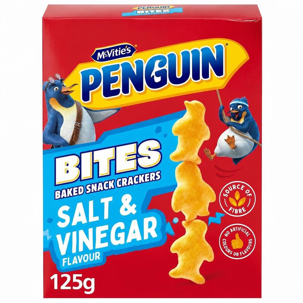McVitie's Penguin Bites Salt & Vinegar 125g