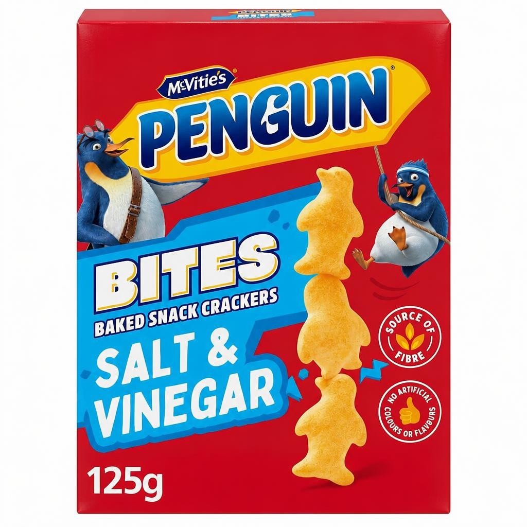 McVitie's Penguin Bites Salt & Vinegar 125g