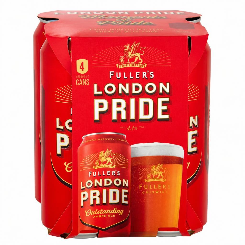 Fuller's London Pride Amber Ale Cans 4x500ml