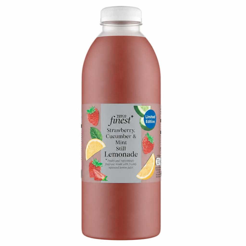 Tesco Finest Strawberry, Cucumber & Mint Lemonade 750ml