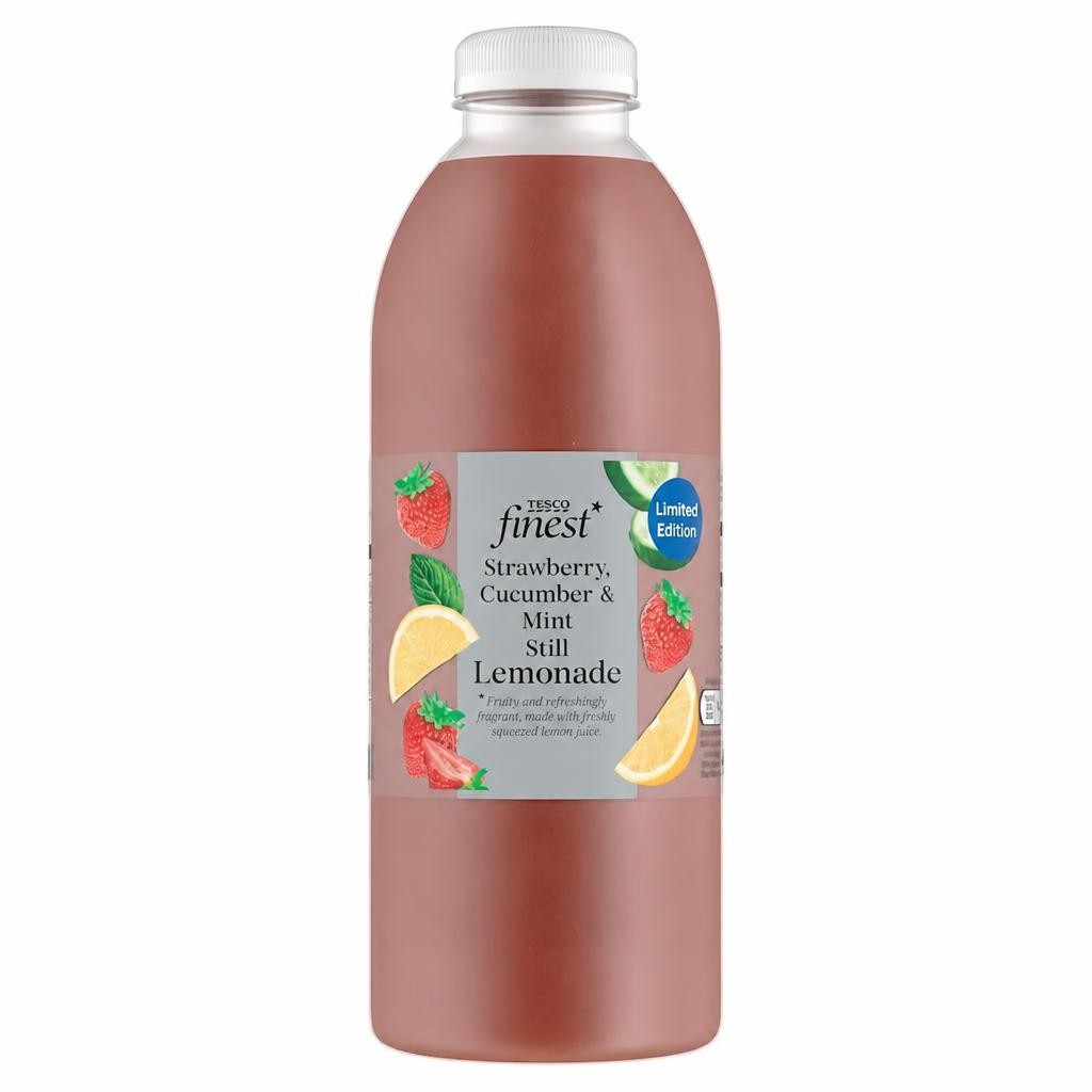Tesco Finest Strawberry, Cucumber & Mint Lemonade 750ml