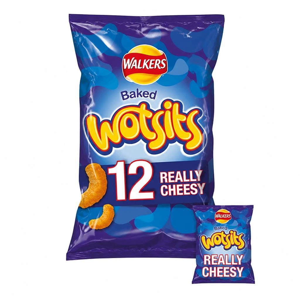 Walkers Wotsits Crisps Really Cheesy Multipack Snacks