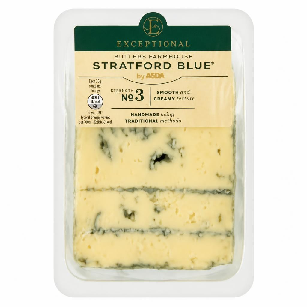 ASDA Extra Special Exceptional by  Butlers Farmhouse Stratford Blue 150g