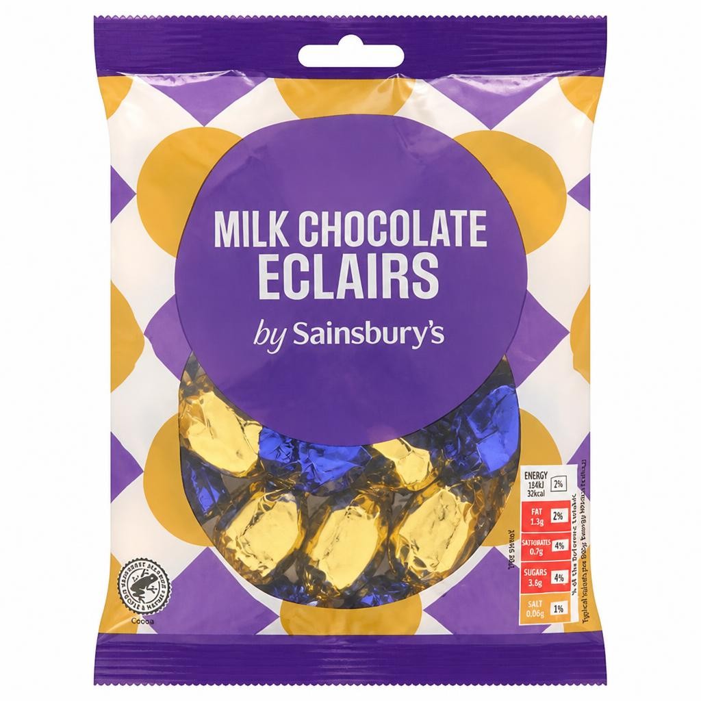 Sainsbury's 175g Milk Chocolate Eclairs