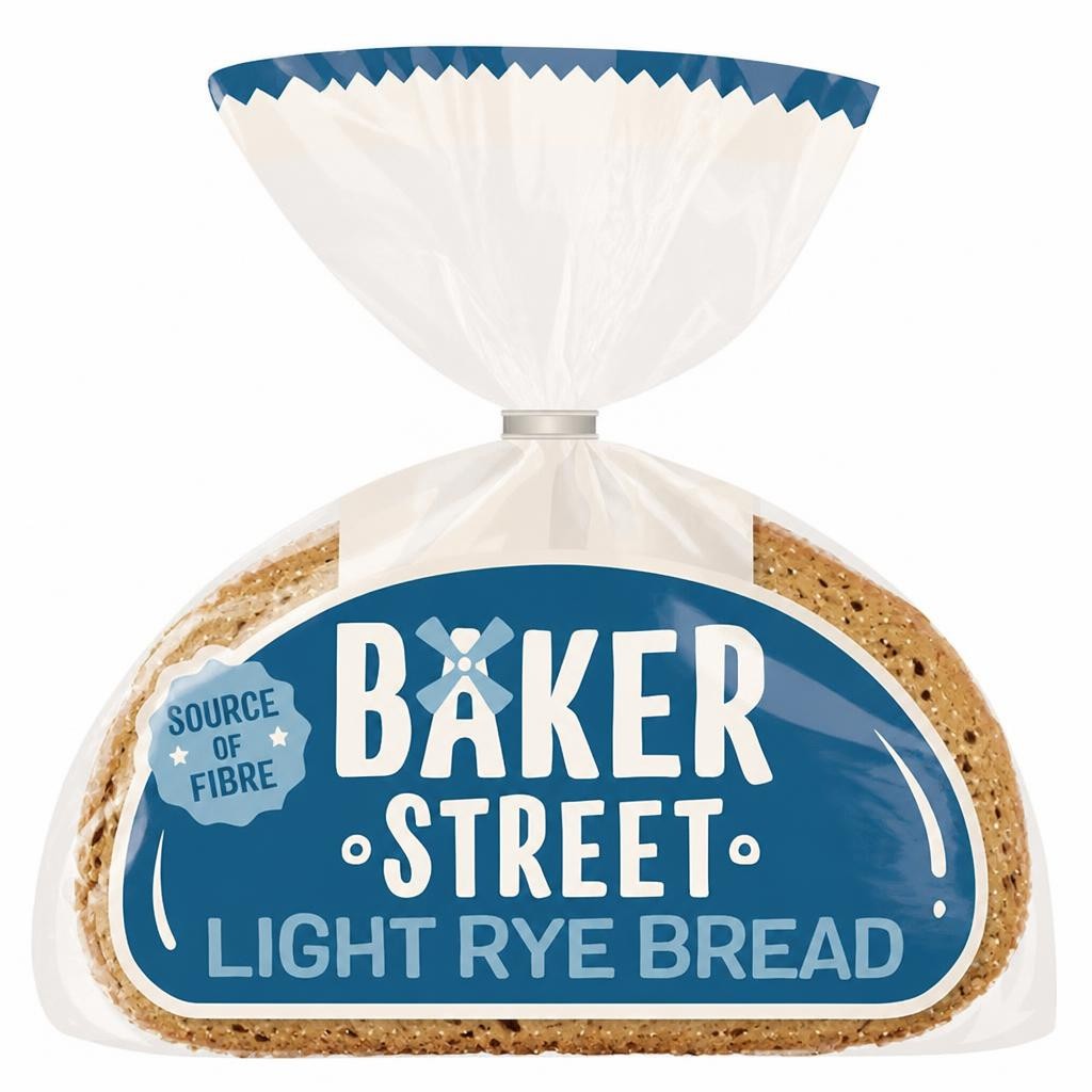 Baker Street 500g Light Rye Bread