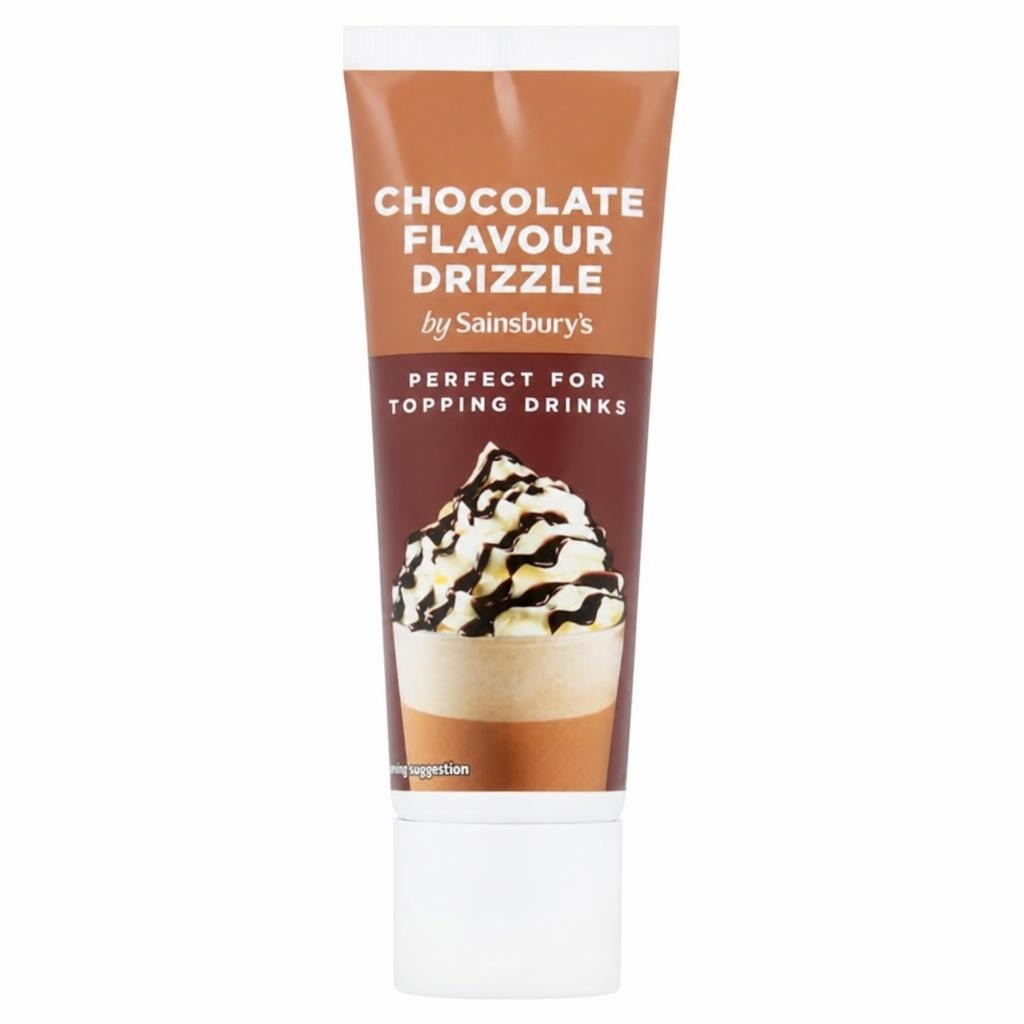 Sainsbury's 100g Chocolate Flavour Drizzle