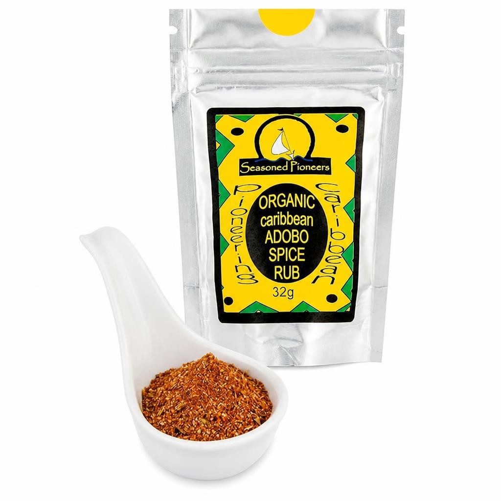 Seasoned Pioneers Organic Caribbean Adobo Rub 32g