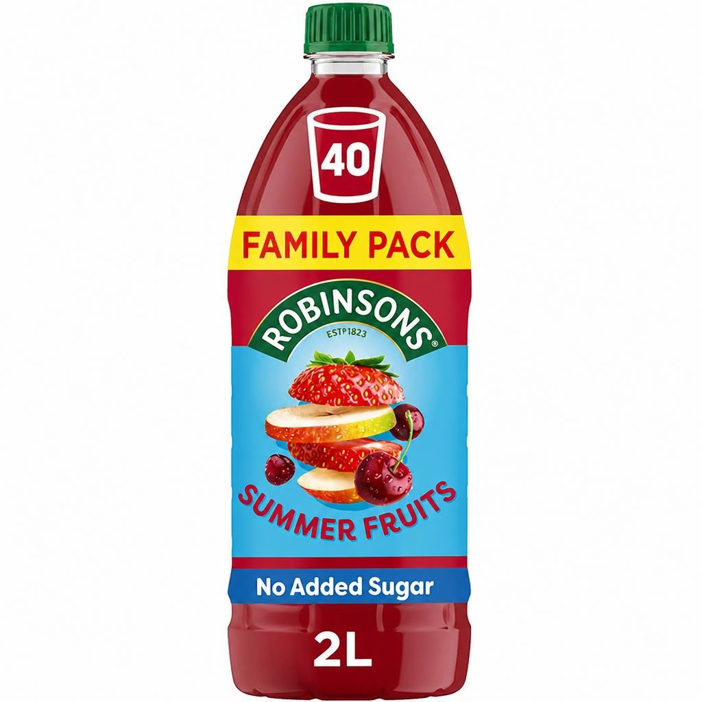 Robinsons Summer Fruit No Added Sugar Squash 2L