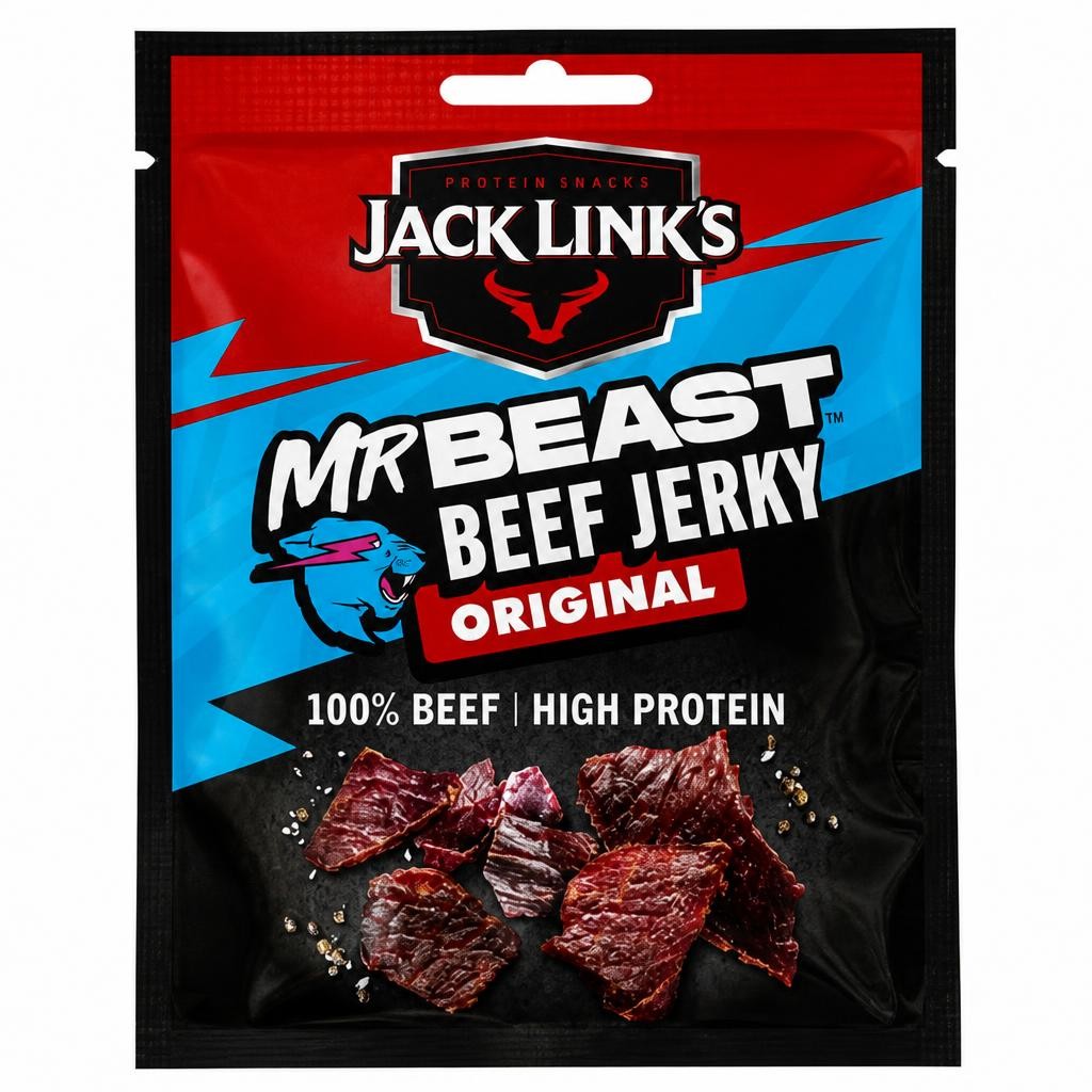 Jack Link's Protein Snacks MrBeast Beef Jerky Original 40g