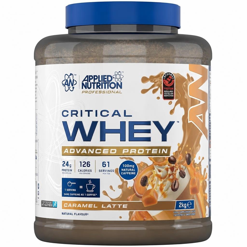 Applied Nutrition Critical Whey Advanced Protein Powder - Caramel Latte - 61 Servings