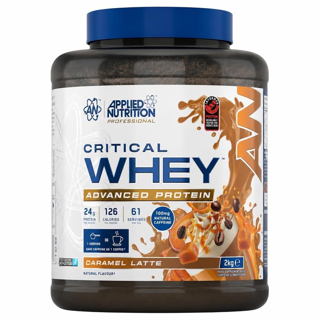 Applied Nutrition Critical Whey Advanced Protein Powder - Caramel Latte - 61 Servings