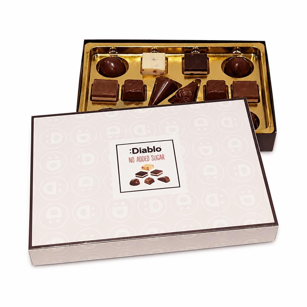 Diablo No Added Sugar Luxury Chocolate Selection Box 142g