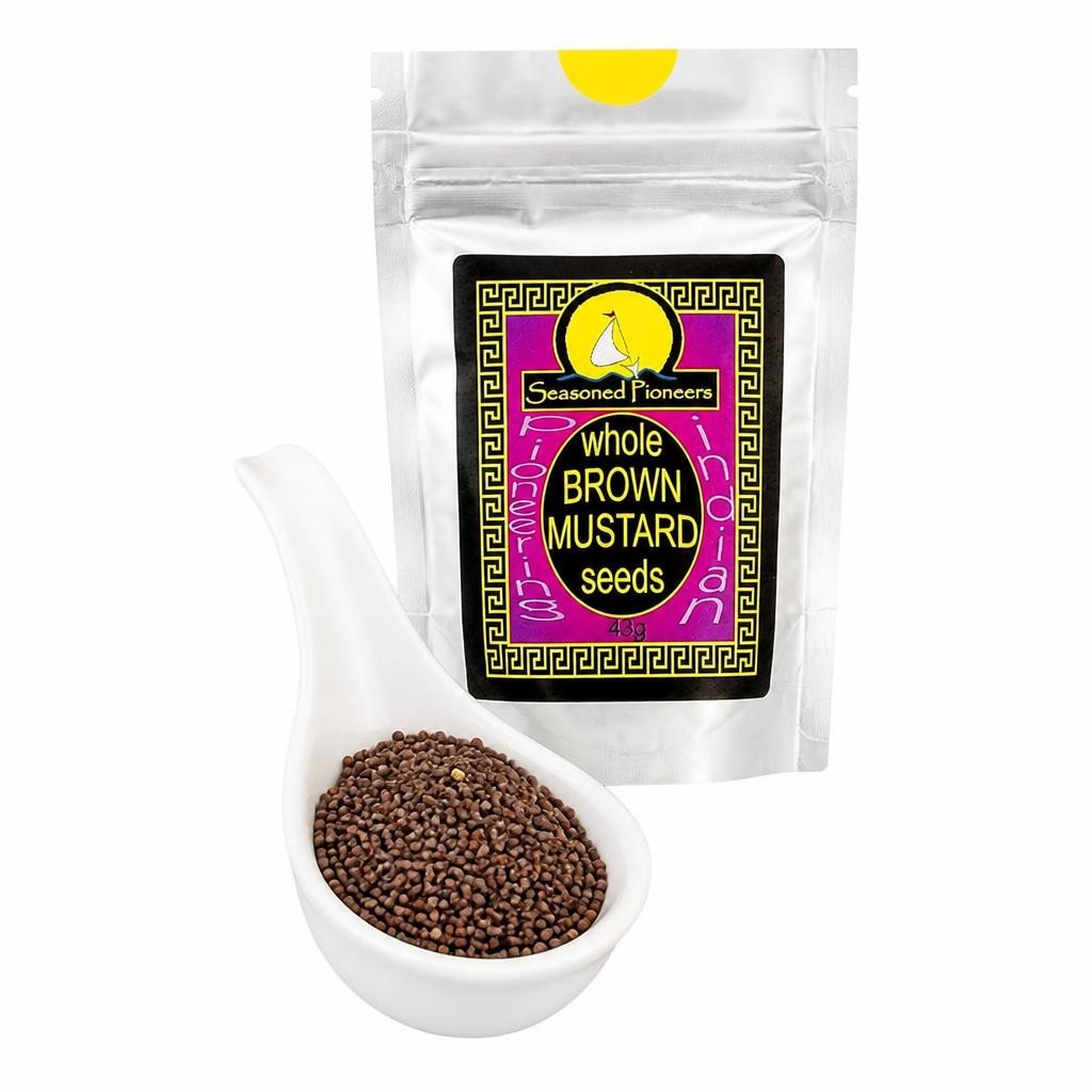 Seasoned Pioneers Mustard Seeds Brown 43g