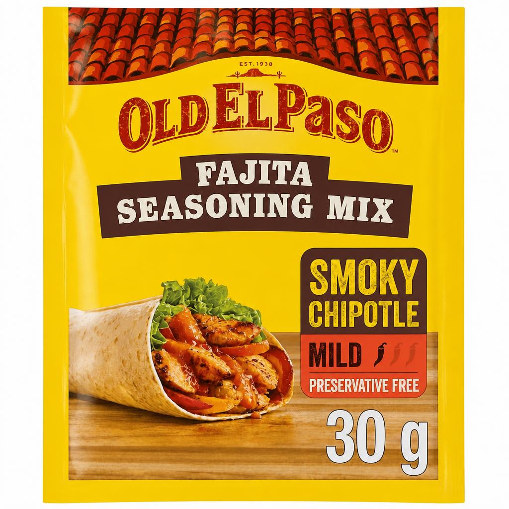 Old El Paso Smoky Chipotle Fajita Seasoning Mix 30g
