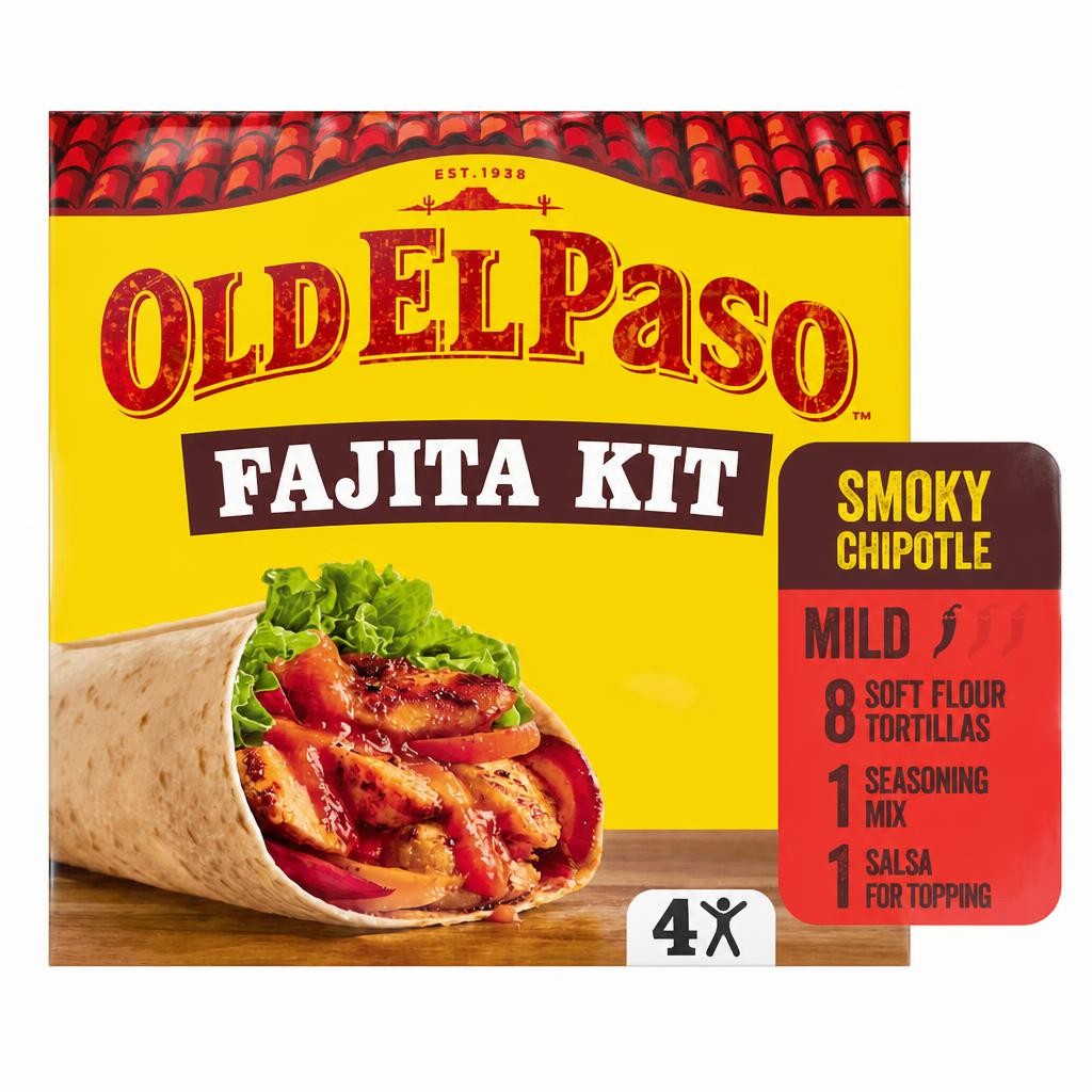 Old El Paso Smoky Chipotle Fajita Kit 500g