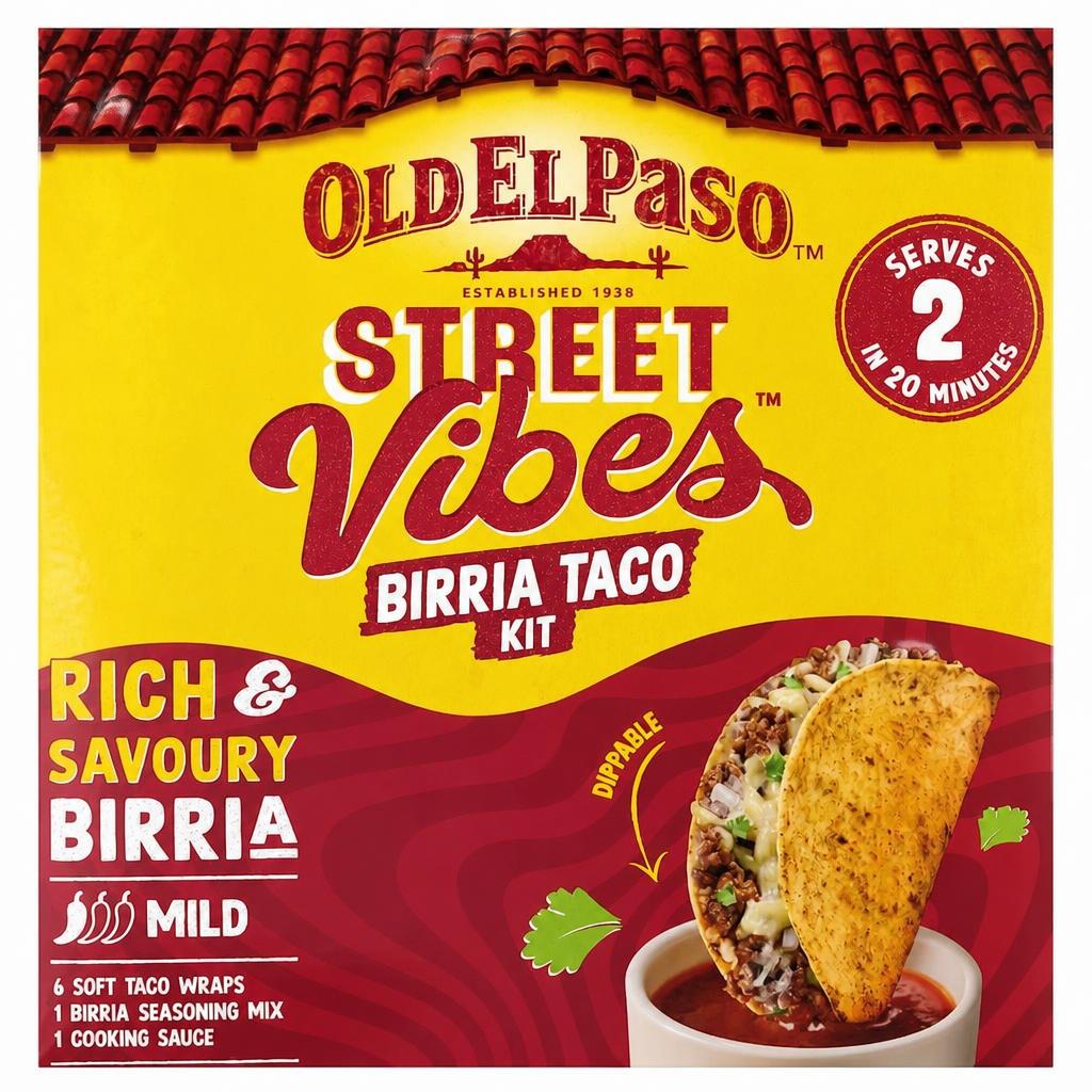 Old El Paso Street Vibes Birria Soft Taco Kit 257g