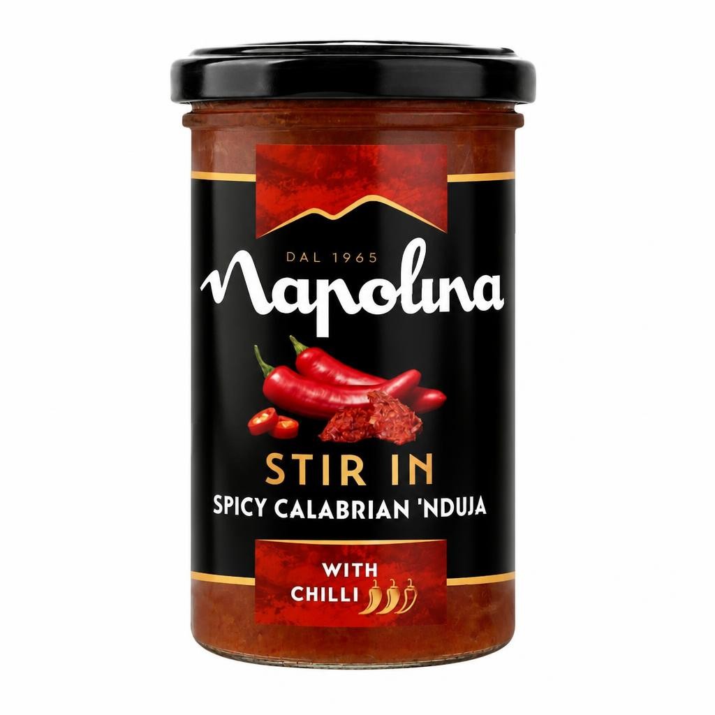 Napolina Spicy Calabrian 'Nduja Stir In Sauce with Chilli 250g