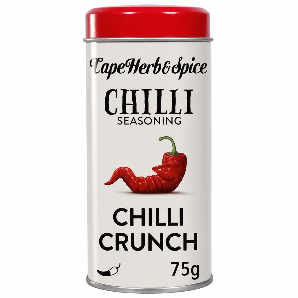 Cape Herb & Spice Chilli Seasoning Sweet Onion & Garlic Chilli Crunch 75g
