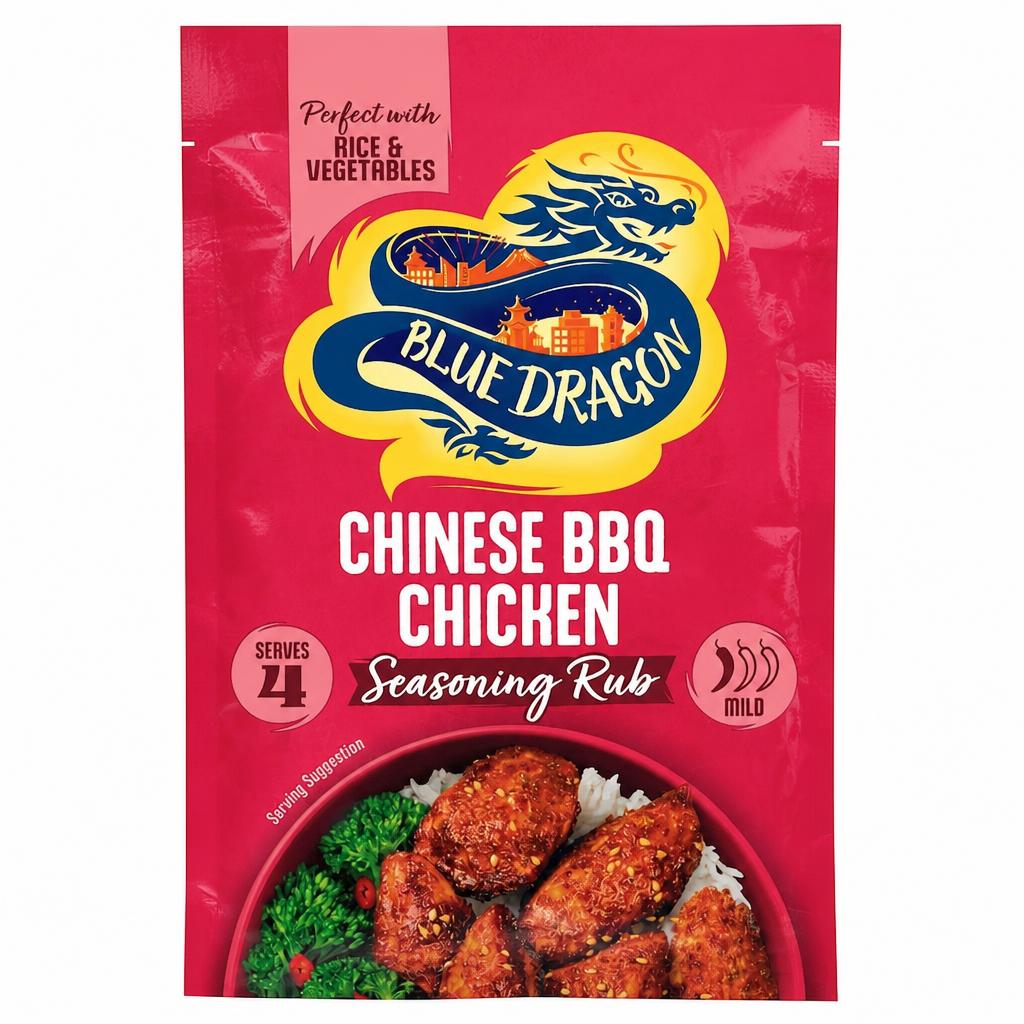 Blue Dragon Chinese BBQ Chicken Seasoning Rub 25g