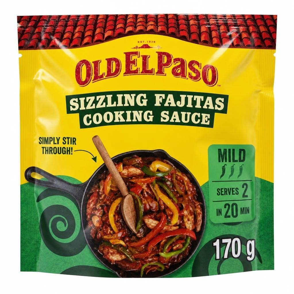 Old El Paso Sizzling Fajitas Cooking Sauce 170g