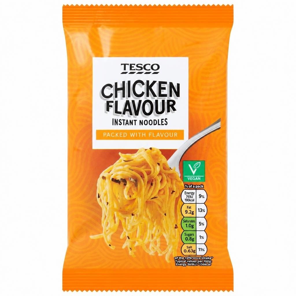 Tesco Chicken Flavour Instant Noodles 85g
