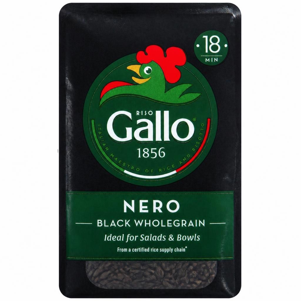 RISO GALLO Nero Black Wholegrain Rice 500G