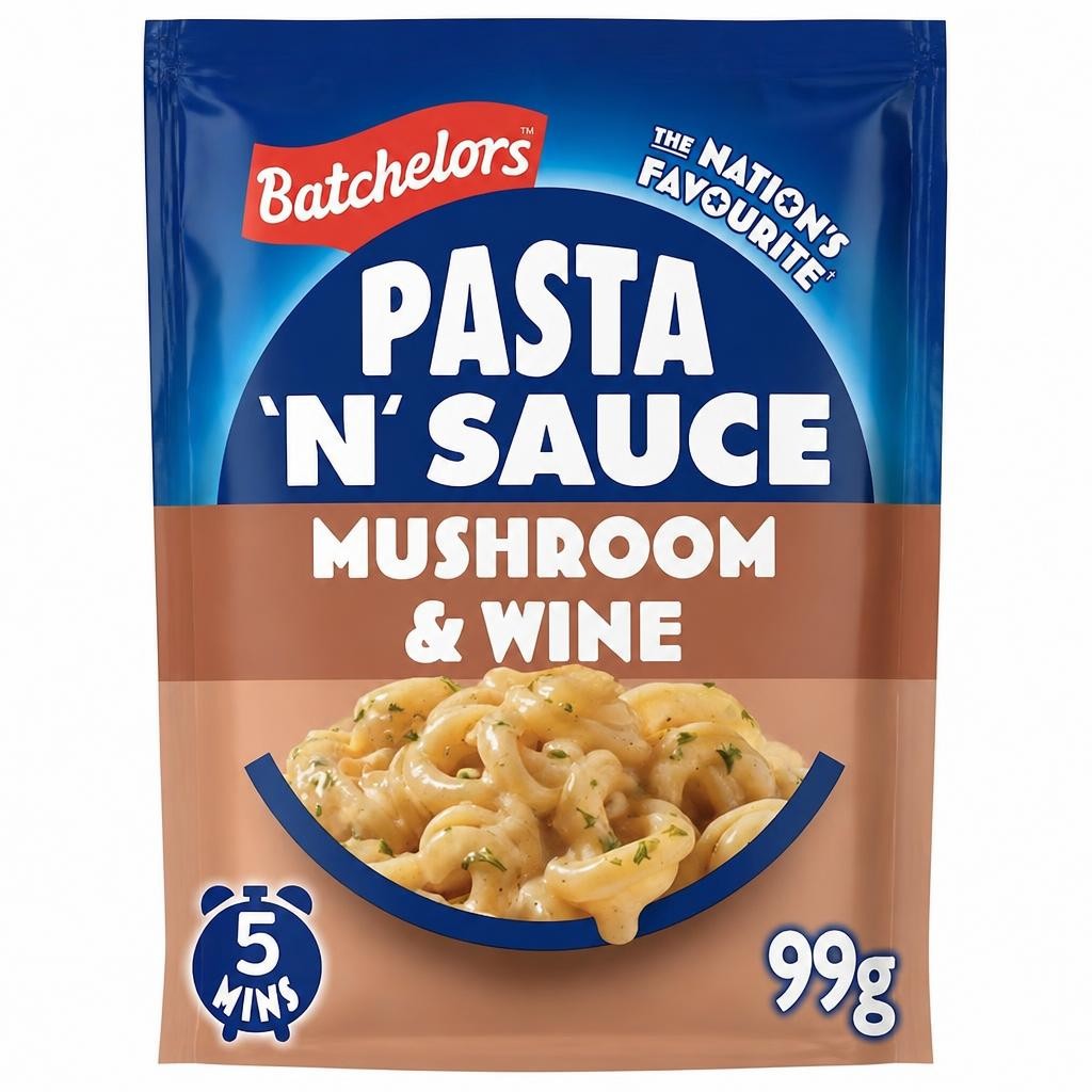 Batchelors Pasta 'n' Sauce Garlic, mushroom & white wine Packet Pasta 99g