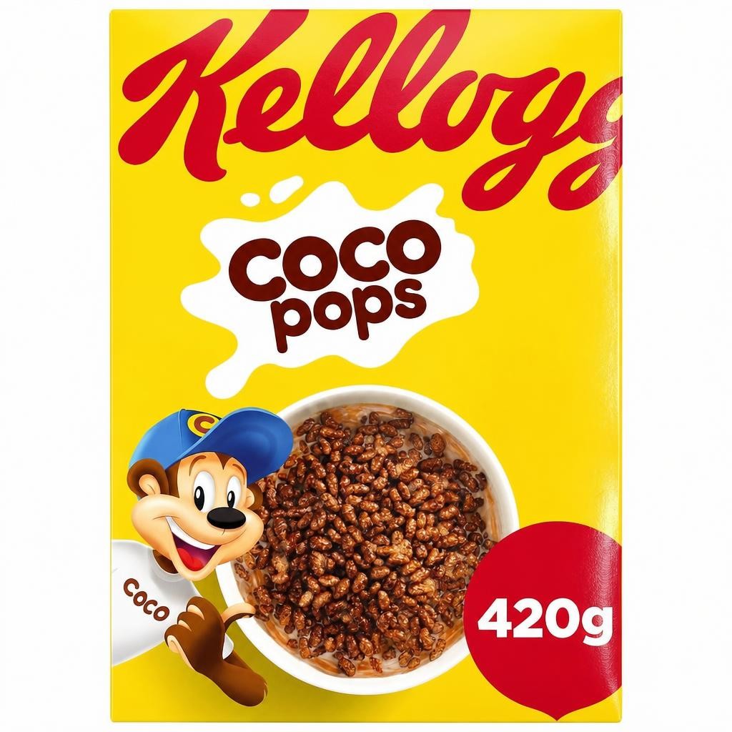 Kellogg's Coco Pops Chocolate Breakfast Cereal 420g