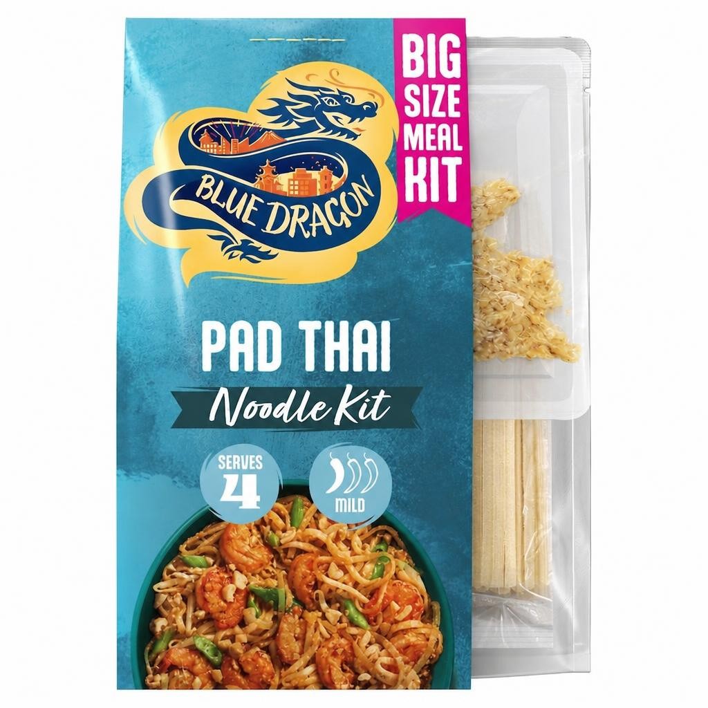 Blue Dragon Big Size Family Pad Thai Noodle Kit 510g