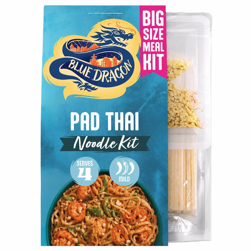 Blue Dragon Big Size Family Pad Thai Noodle Kit 510g