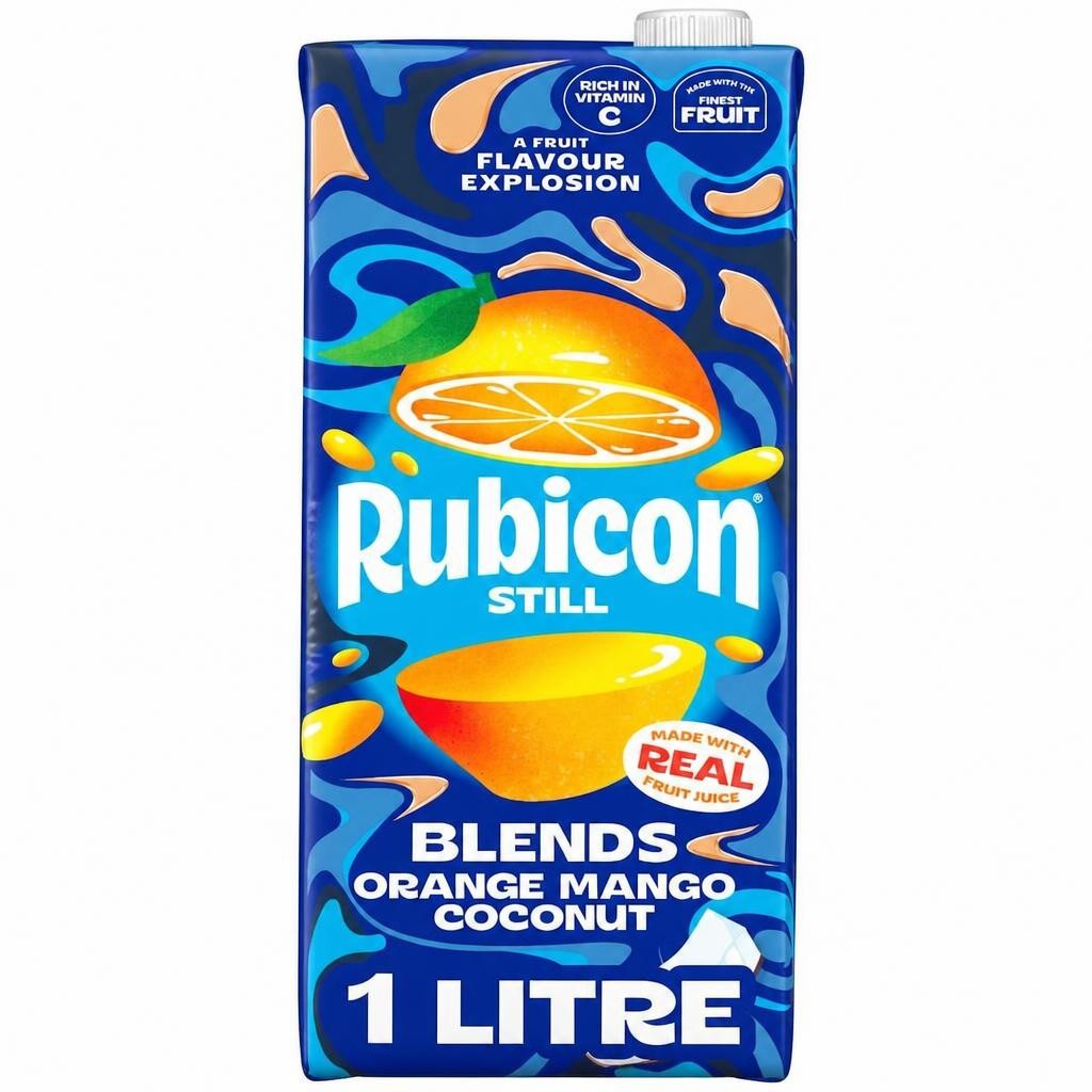 Rubicon Still Blends Orange, Mango & Coconut Juice Drink 1L