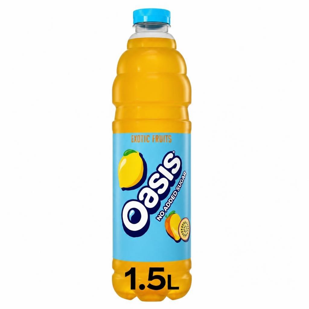 Oasis No Added Sugar Exotic Fruit 1.5L